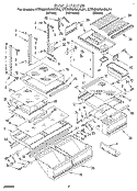 Part Location Diagram of LIT2169249 Whirlpool Service & Wiring Sheet