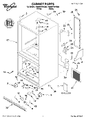 Part Location Diagram of 4344257 Whirlpool COVER-WIRE