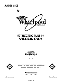 SECTION Diagram and Parts List for RB160PXL4  Whirlpool Wall Oven