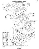 TOP AND CONSOLE Diagram and Parts List for LA5580XMW0  Whirlpool Washer