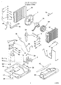 UNIT, LIT/OPTIONAL Diagram and Parts List for RE183A2  Whirlpool Air Conditioner