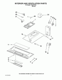 INTERIOR AND VENTILATION PARTS Diagram and Parts List for TMH16XST6  Estate Microwave