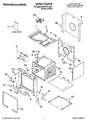 Part Location Diagram of W11676901 Whirlpool Cavity Gasket (Black)