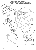 FREEZER LINER PARTS Diagram and Parts List for KBLA22KRSS01  KitchenAid Refrigerator
