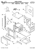 OVEN PARTS Diagram and Parts List for RBS305PDS17  Whirlpool Wall Oven