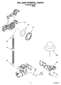 FILL AND OVERFILL PARTS Diagram and Parts List for ISU98661  Inglis Dishwasher