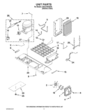 UNIT PARTS Diagram and Parts List for 6ISC21N4AD00  Whirlpool Refrigerator