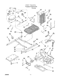 UNIT Diagram and Parts List for 4YED20TKFN02  Whirlpool Refrigerator