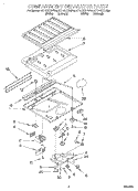 Part Location Diagram of 1116091 Whirlpool BOTTOM-SEP