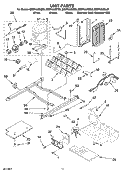 UNIT PARTS Diagram and Parts List for ED5FHAXSQ00  Whirlpool Refrigerator