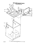 TOP AND CABINET, LIT/OPTIONAL Diagram and Parts List for KAWE842WAL0  Whirlpool Washer