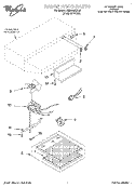 SECTION Diagram and Parts List for RH2636XDQ0  Whirlpool Range Hood