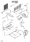 Part Location Diagram of 2302250 Whirlpool BAFFLE-AIR