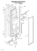 Part Location Diagram of 2214451 Whirlpool BRACKET