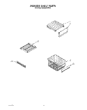 FREEZER SHELF Diagram and Parts List for KSSS36DWX01  KitchenAid Refrigerator