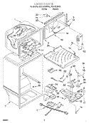 LINER Diagram and Parts List for ET21GKXHT01  Whirlpool Refrigerator