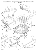 EVAPORATOR, ICE CUTTER GRID AND WATER Diagram and Parts List for EC5100XEW0  Whirlpool Ice Maker
