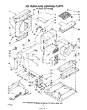 AIRFLOW AND CONTROL , LIT/OPTIONAL Diagram and Parts List for AC2104XM0  Whirlpool Air Conditioner