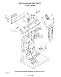 SECTION Diagram and Parts List for LE5800XSW2  Whirlpool Dryer