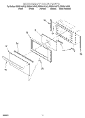 MICROWAVE DOOR, OPTIONAL Diagram and Parts List for KEMS377GBL2  KitchenAid Microwave Oven Combo