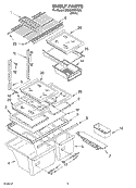 SHELF, OPTIONAL Diagram and Parts List for ER9SHKXKQ02  Whirlpool Refrigerator