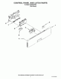 Part Location Diagram of W11035586 Whirlpool Electric Control Board