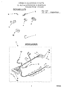 WIRING HARNESS Diagram and Parts List for 3LSC9255AN0  Whirlpool Washer