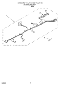 WIRING HARNESS Diagram and Parts List for LCR5232HQ1  Whirlpool Washer