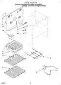 UNIT Diagram and Parts List for RF314BXBW1  Whirlpool Range