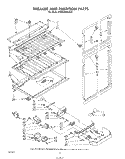 BREAKER AND PARTITION Diagram and Parts List for KTRF22MSTOY1  Whirlpool Refrigerator