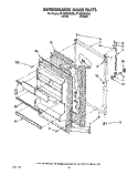 REFRIGERATOR DOOR Diagram and Parts List for RT18BMXXW00  Roper Refrigerator