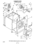 SECTION Diagram and Parts List for LE5600XMW0  Whirlpool Dryer