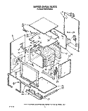 UPPER OVEN, OPTIONAL Diagram and Parts List for KEBS246XBL0  KitchenAid Wall Oven