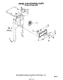 Part Location Diagram of 608778 Whirlpool Panel, Front Frame
