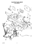CONTROL PANEL, LIT/OPTIONAL Diagram and Parts List for KUDP220T1  KitchenAid Dishwasher