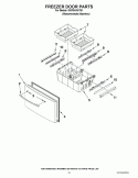 Part Location Diagram of WPW10223025K Whirlpool Door Handle - Stainless