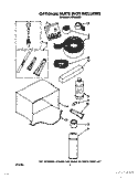 OPTIONAL Diagram and Parts List for ACE082XS1  Whirlpool Air Conditioner