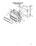 FREEZER DOOR Diagram and Parts List for ET20NKXXF01  Whirlpool Refrigerator