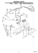 CONTROL PARTS Diagram and Parts List for ED2FHEXST05  Whirlpool Refrigerator