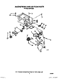 MAGNETRON AND AIRFLOW Diagram and Parts List for MS1651XW0  Whirlpool Microwave