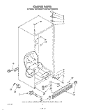 CABINET Diagram and Parts List for KRRF15XSWHY0  KitchenAid Refrigerator
