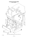 FRAME AND TANK Diagram and Parts List for 4KUDC220T1  KitchenAid Dishwasher