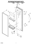 Part Location Diagram of L2301188W Whirlpool DOR-FIP White