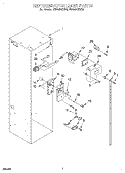 REFRIGERATOR LINER Diagram and Parts List for KSSS48QDX05  KitchenAid Refrigerator