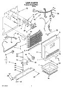 Part Location Diagram of W10164630 Whirlpool CLIP