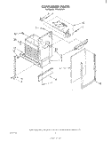 CONTAINER Diagram and Parts List for TF4500XRP1  Whirlpool Trash Compactor