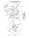 SECTION Diagram and Parts List for LE5530XMW2  Whirlpool Dryer
