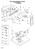 SECTION Diagram and Parts List for LEB6200KQ1  Whirlpool Dryer
