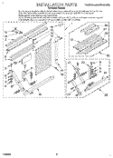 INSTALLATION Diagram and Parts List for R243A2  Whirlpool Air Conditioner