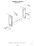 CONTROL PANEL Diagram and Parts List for MC8790XT0  Whirlpool Microwave